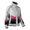 DIEL Ultra Skidjacka, dam, vit/rosa