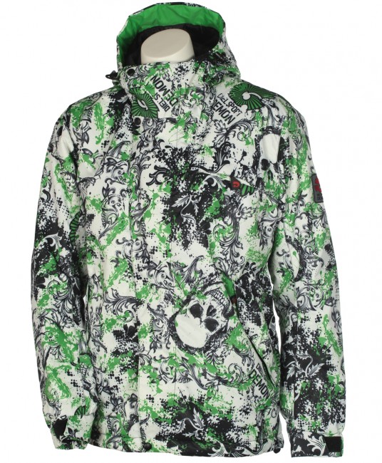 DIEL Demon freeridejakke, junior, piratgr�n
