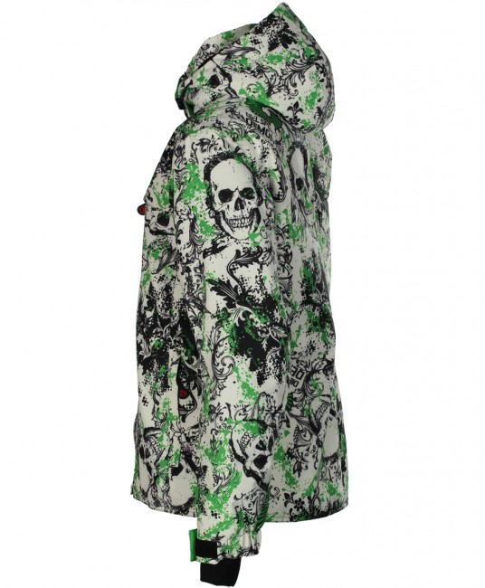 DIEL Demon freeridejakke, junior, piratgr�n