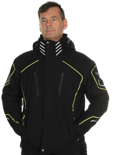 DIEL Alpine skijakke, herre, sort