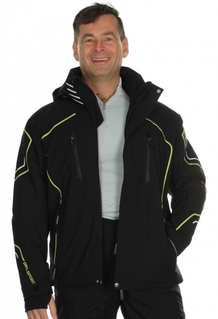 DIEL Alpine skijakke, herre, sort
