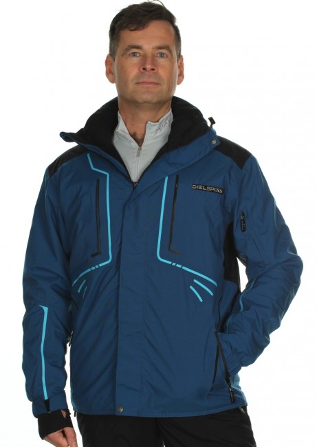 DIEL Ultra skijakke, bl�, herre