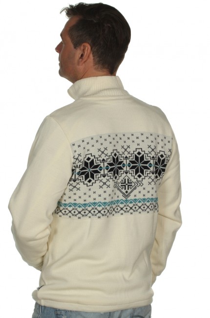 Kama Islandsk sweater m. Windstopper, hvid