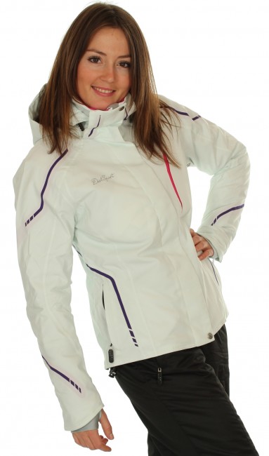 DIEL Alpine dameskijakke, r�hvid