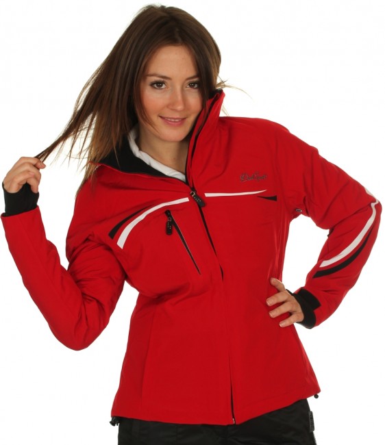 DIEL Alpine dameskijakke, r�d