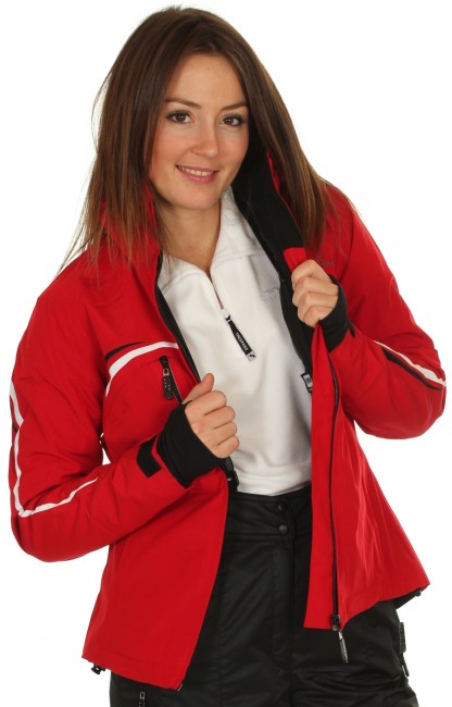 DIEL Alpine dameskijakke, r�d