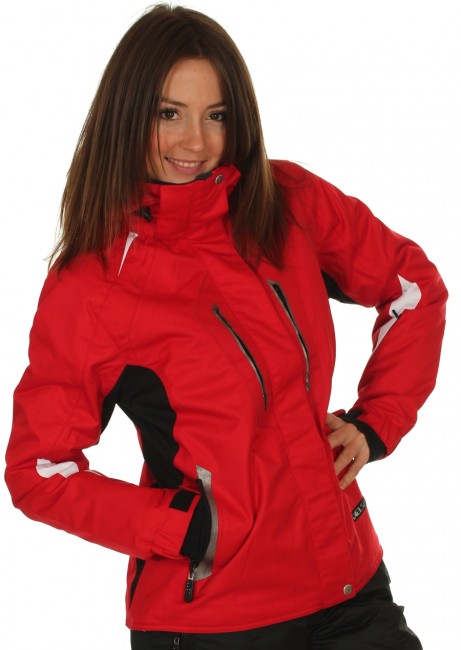 DIEL Ultra skijakke, dame, r�d/sort