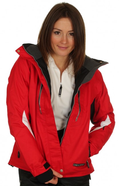DIEL Ultra skijakke, dame, r�d/sort