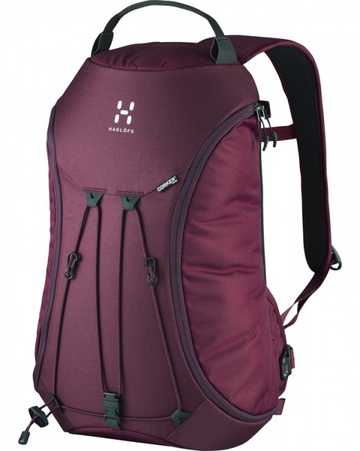 Haglöfs Corker Medium Ryggsäck, aubergine - Skidresor.com SkidShop