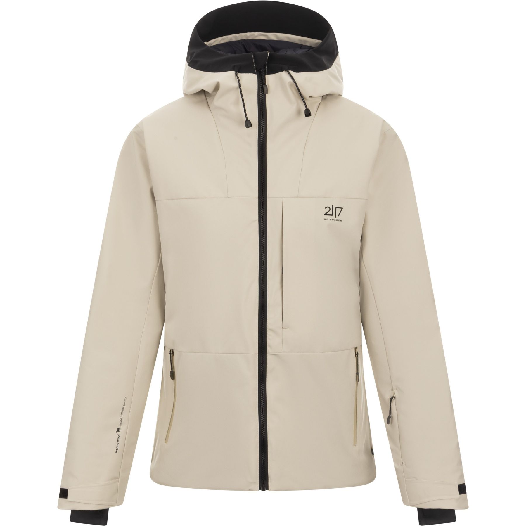 2117 of Sweden Humla, Skidjacka, Dam, Beige
