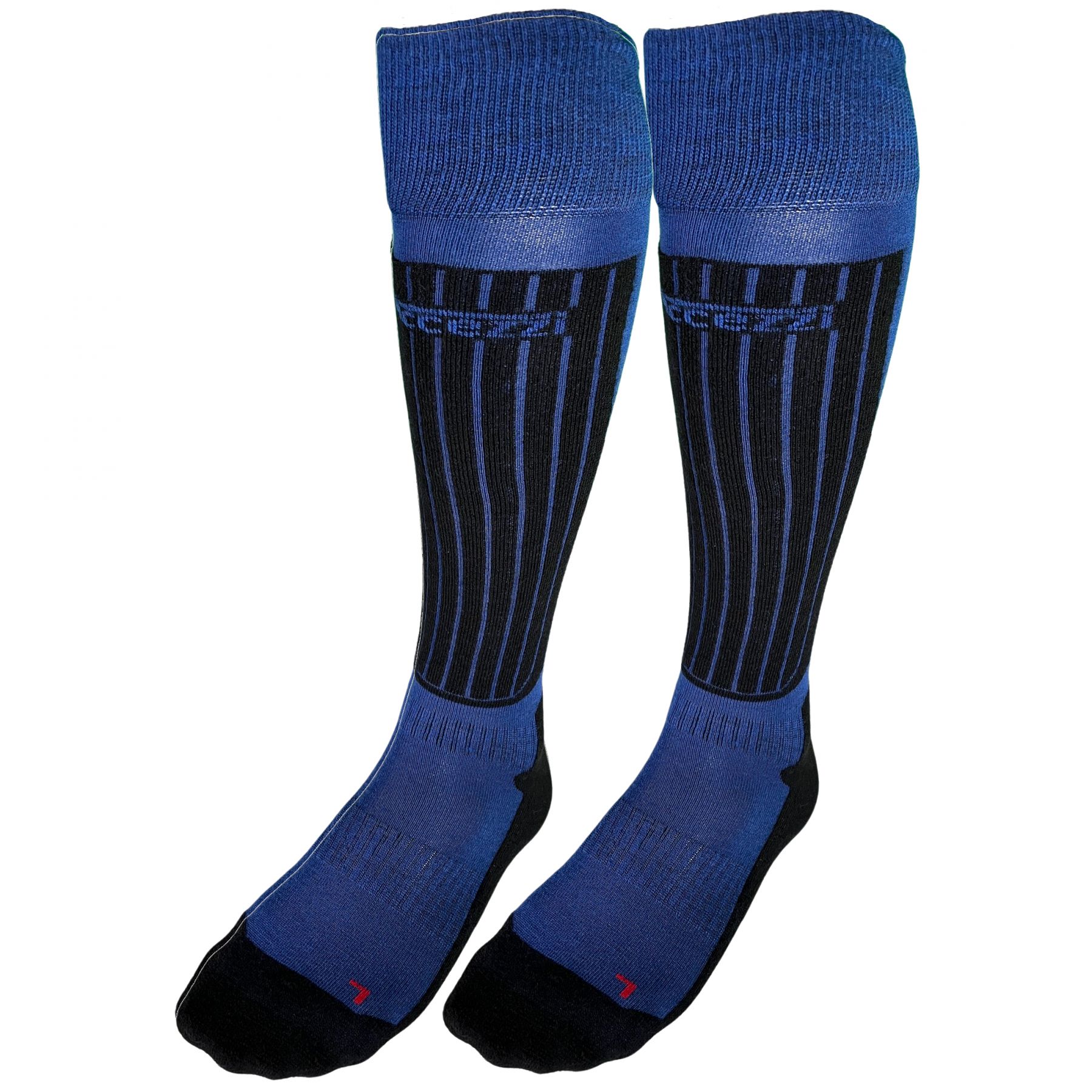 Accezzi Merino 50, Skidstrumpor, 2 par, Blå