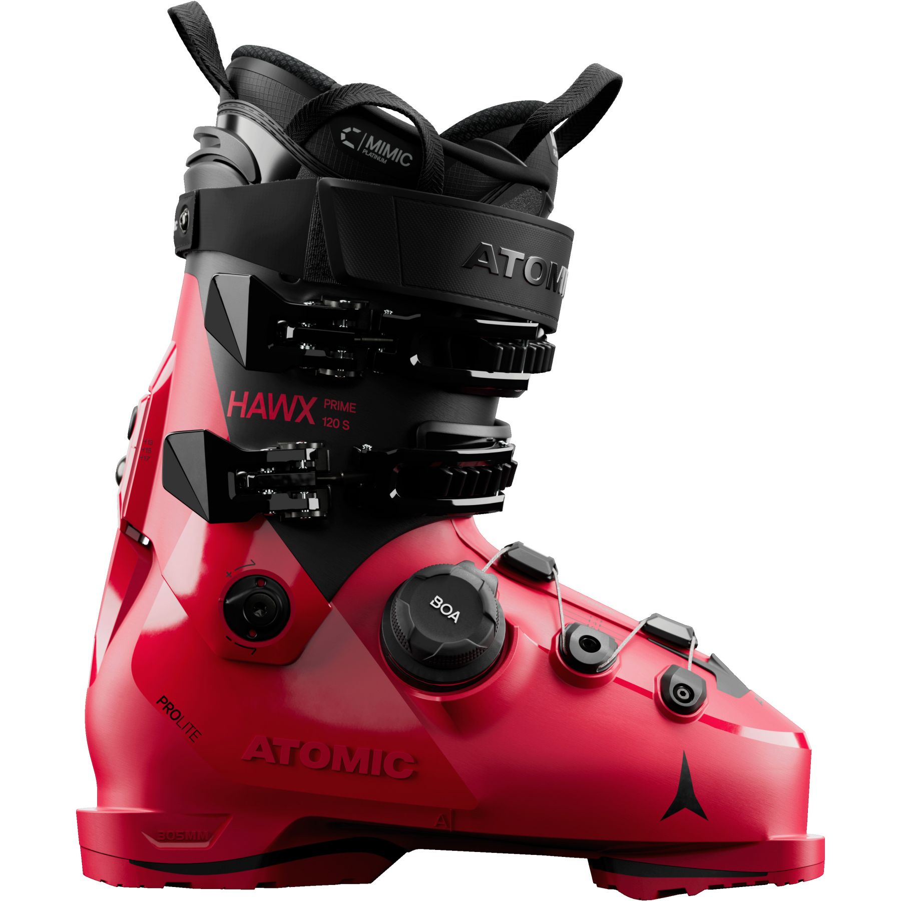 Atomic Hawx prime 120 S BOA, Pjäxor, Herr, Röd/Svart