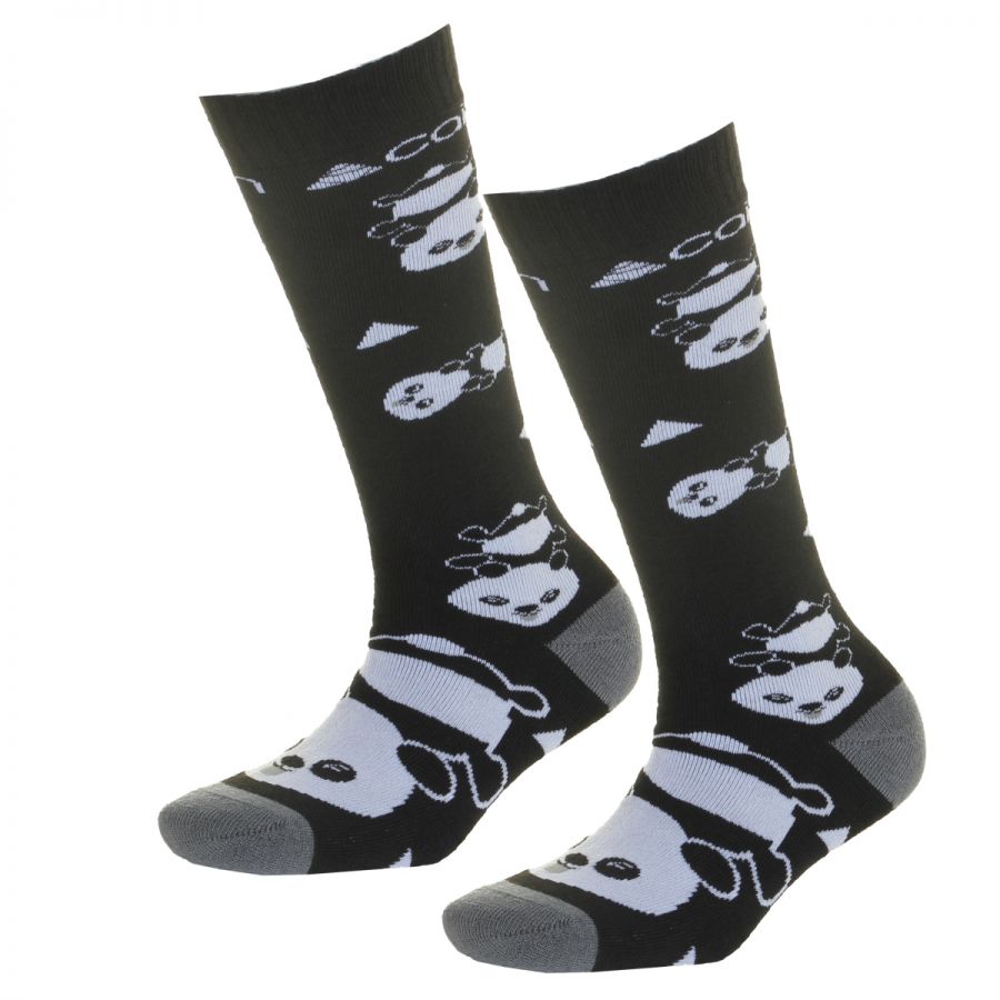 Cairn Spirit, skidstrumpor, 2-pack, barn, black panda