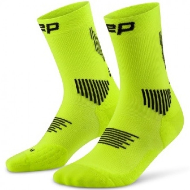 CEP Core Run Socks Mid Cut 5.0, Löparstrumpor, Dam, Lime