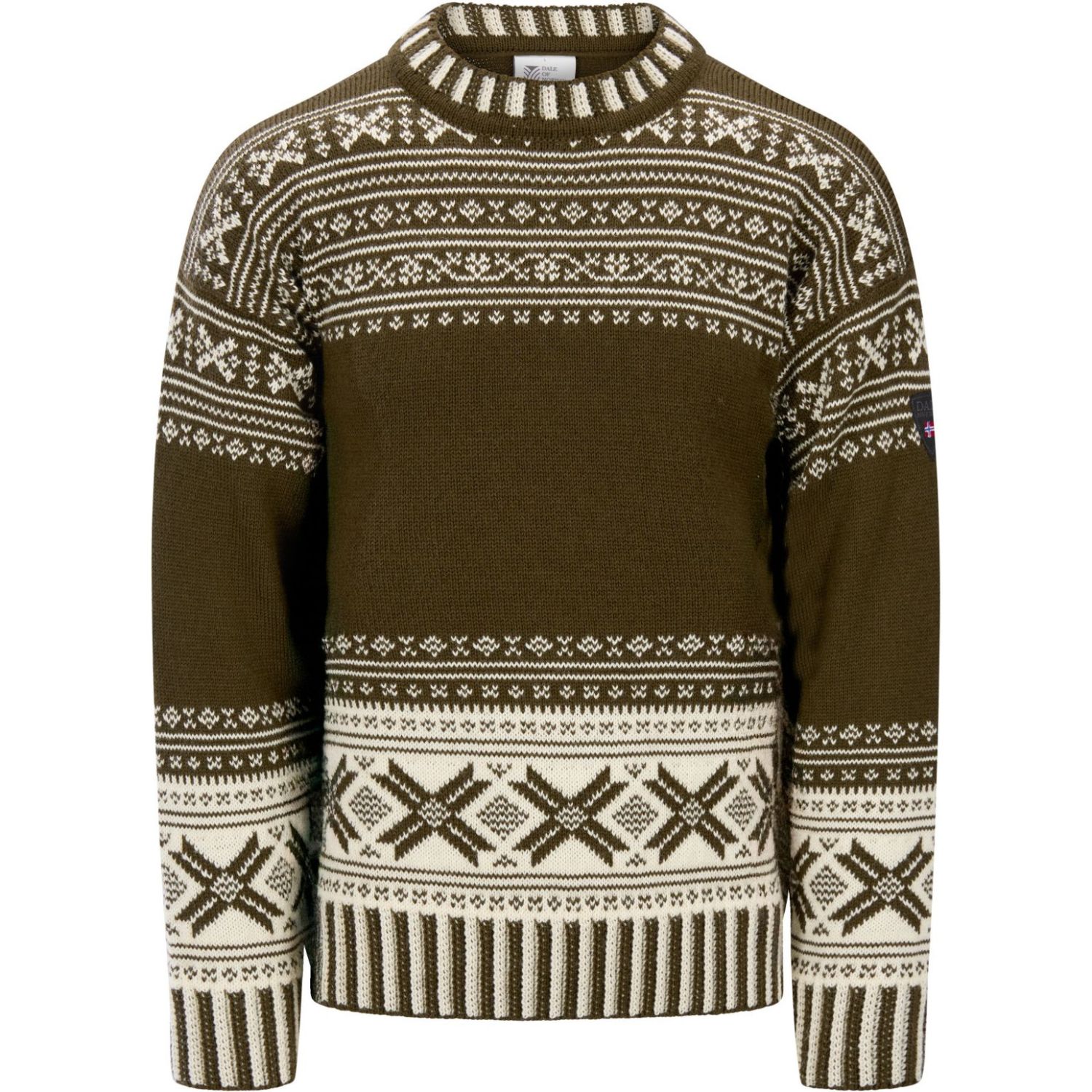 Dale of Norway Torridal Masc Sweater, Fleecejacka, Herr, Armygrön