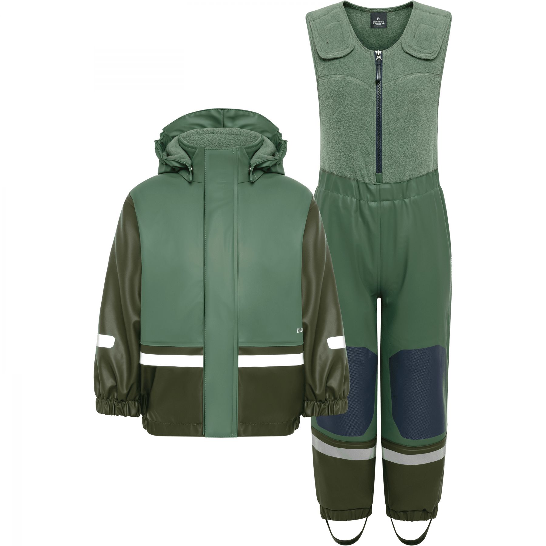 Didriksons Boardman 12, Regnställ, Junior, Mörkgrön