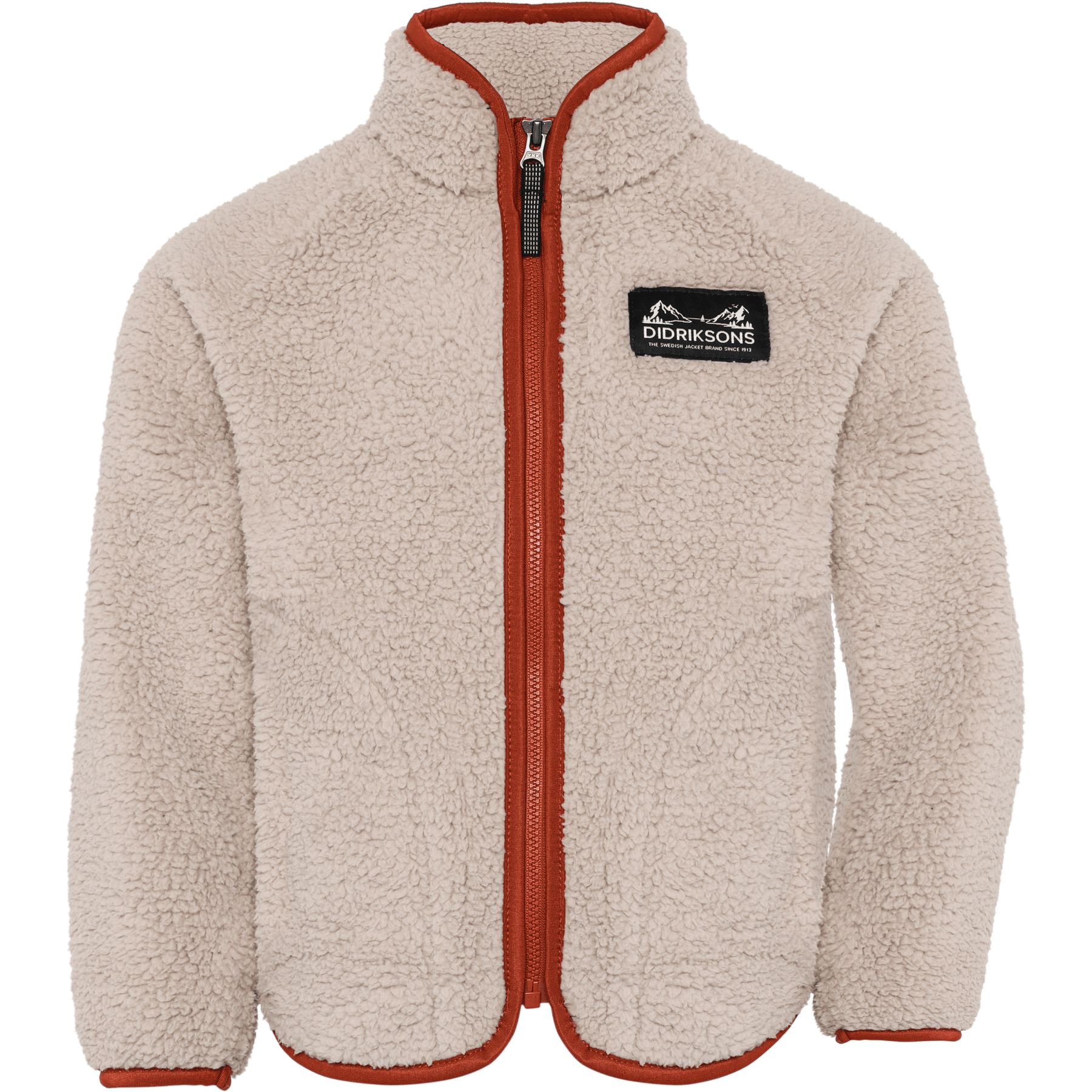 Didriksons Gibbs 2, Fleecejacka, Barn, Beige