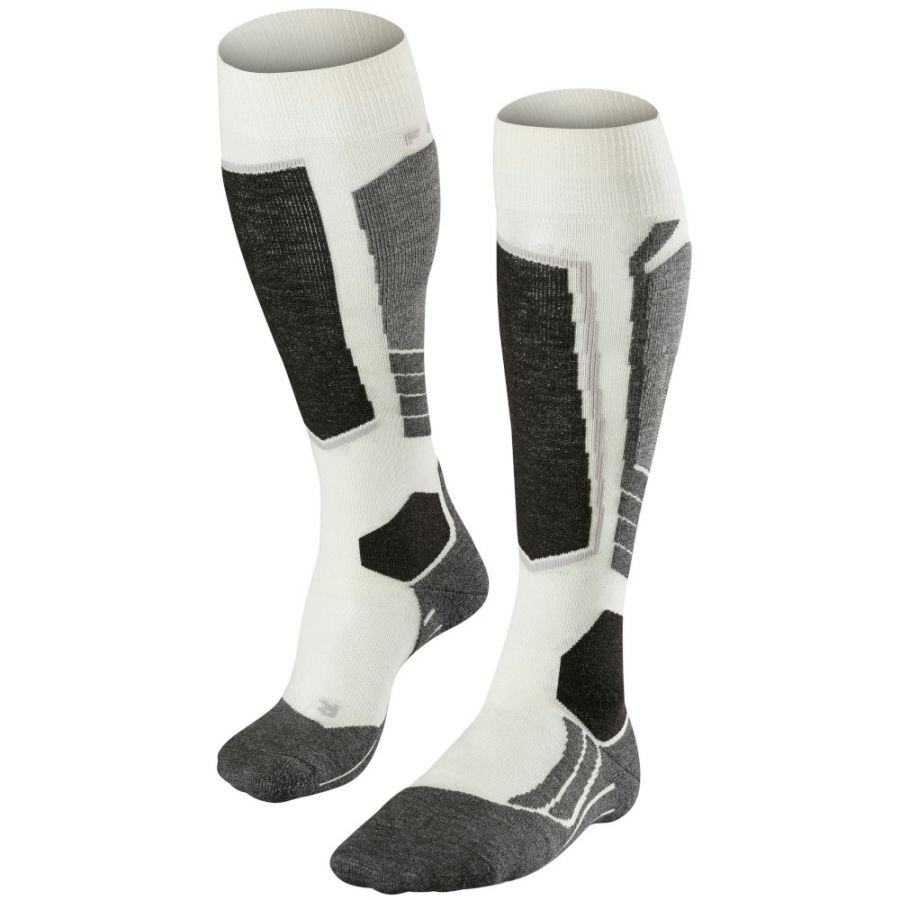 Falke SK2 Wool Skidstrumpor,Dame, Offwhite