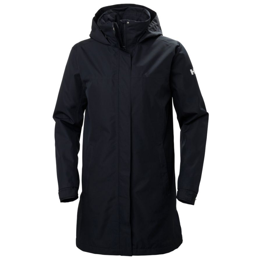 Helly Hansen Aden Long Insulated Regnkappa Dam Mörkblå