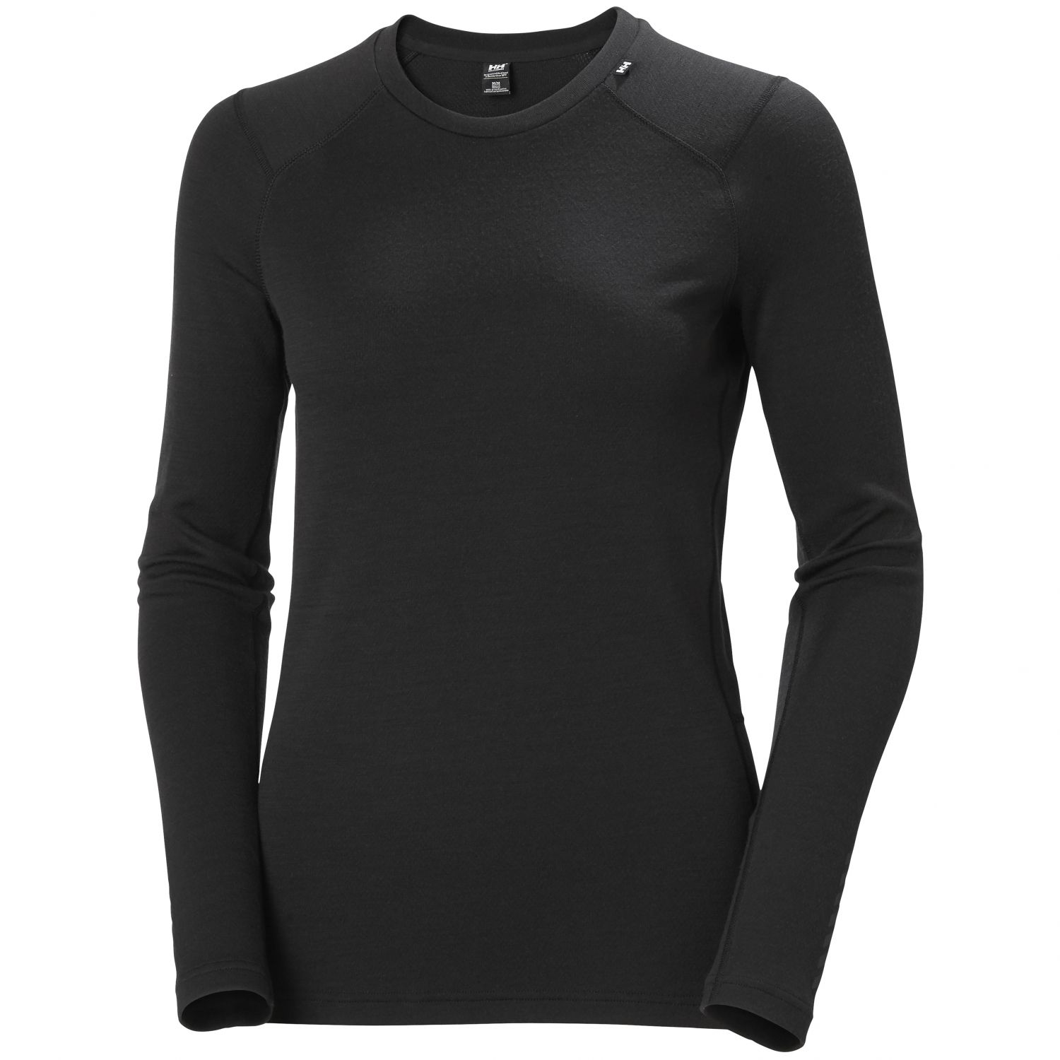 Helly Hansen Lifa Merino Midweight Crew, Dam, Svart