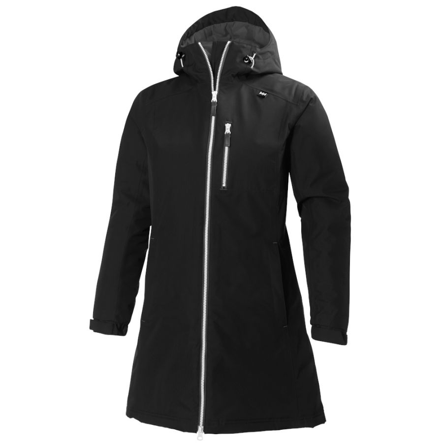 Helly Hansen Long Belfast Vinterjacka Dam Svart