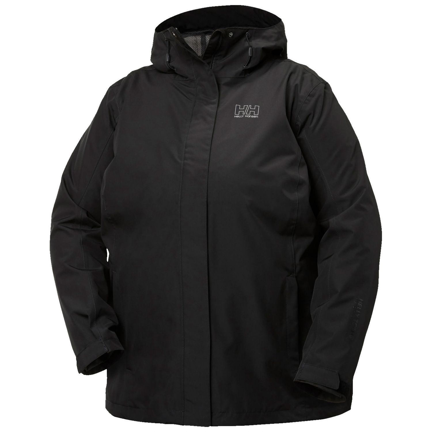 Helly Hansen Seven J Plus Regnjacka Dam Plus Size Svart