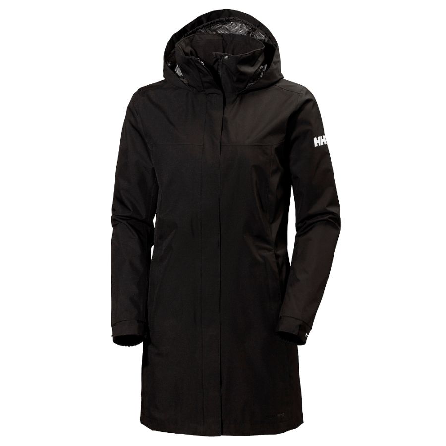 Helly Hansen Aden Long Regnkappa Dam Svart