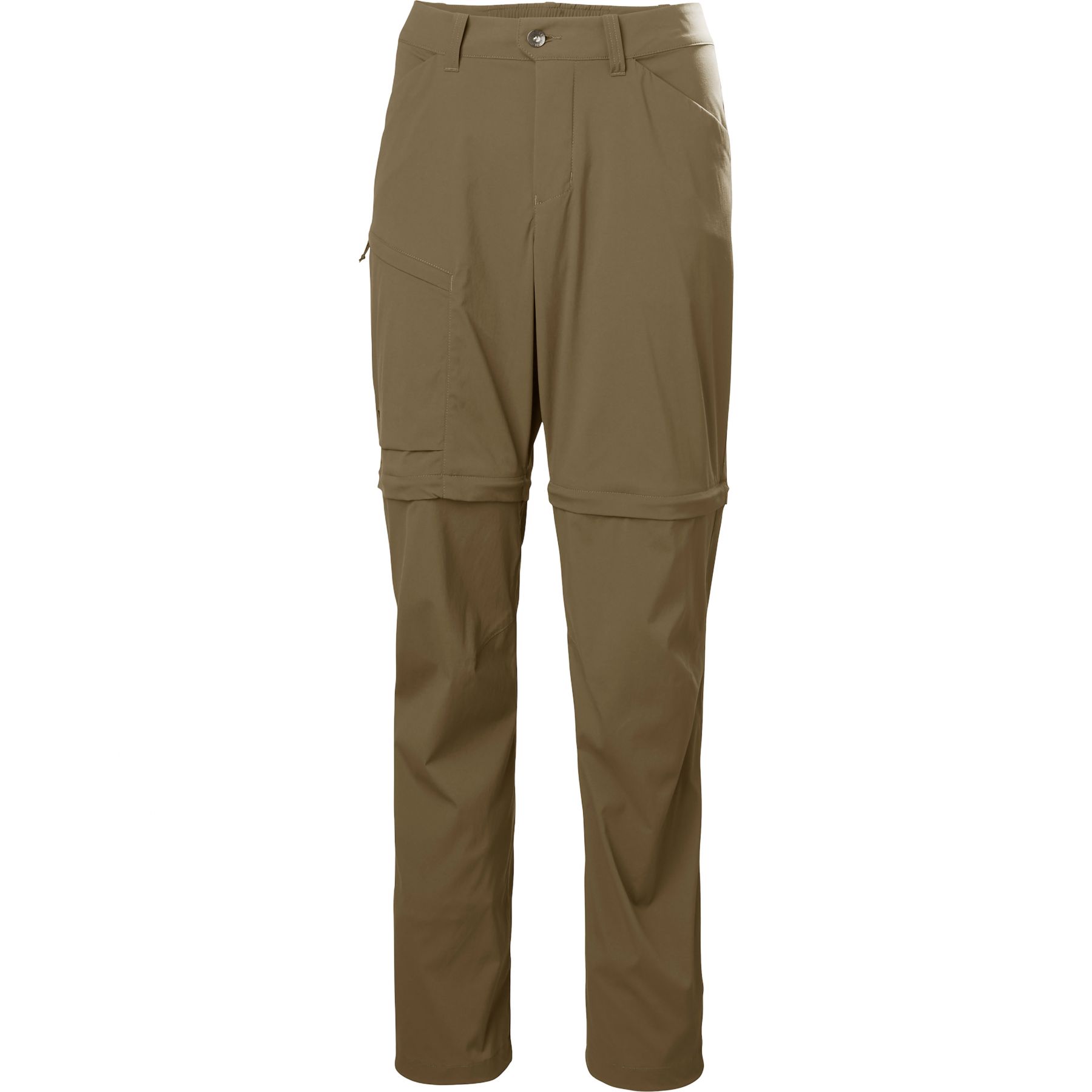 Helly Hansen W Elv Light Zip Off, outdoorbyxor, Dam, Bedrock