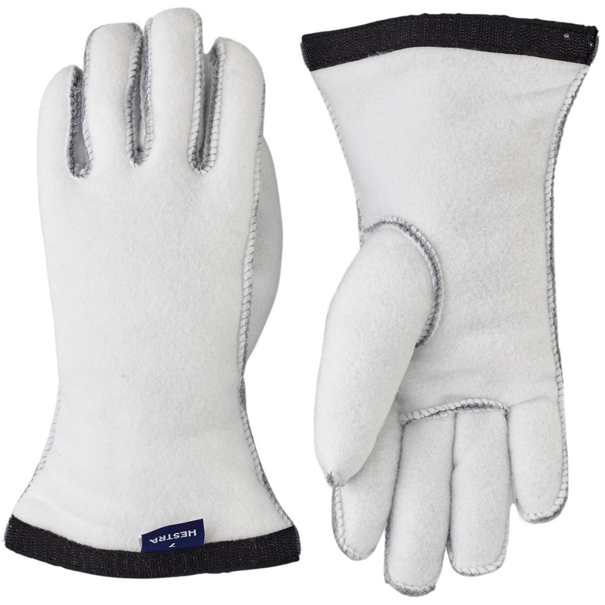 Hestra Heli Ski Liner, Innerhandskar, Vit
