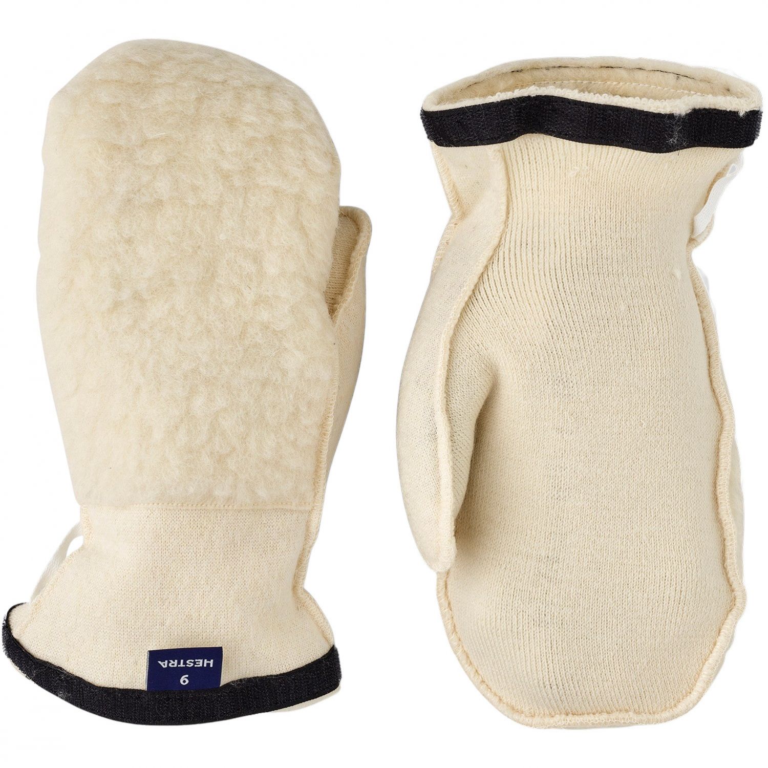 Hestra Heli Ski Wool Liner, Innervantar, Vit