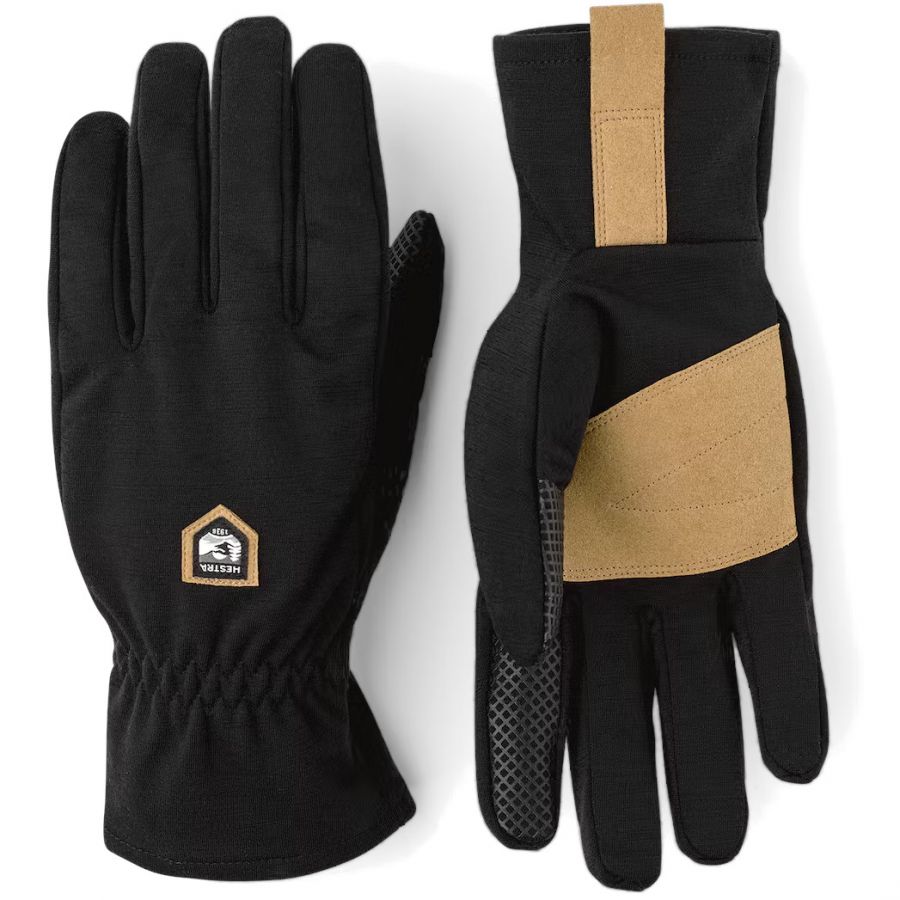 Hestra Merino Windwool Liner, Innerhandskar, Svart