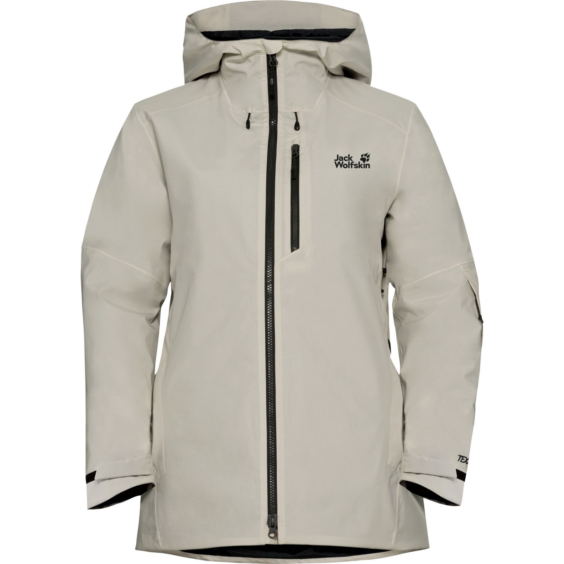 Jack Wolfskin Flowline 3in1, Skidjacka, Dam, Beige