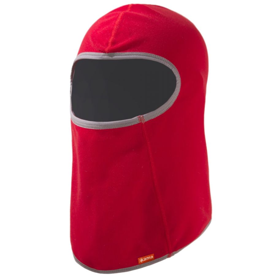 Kama Fleece Balaclava, Barn, Röd