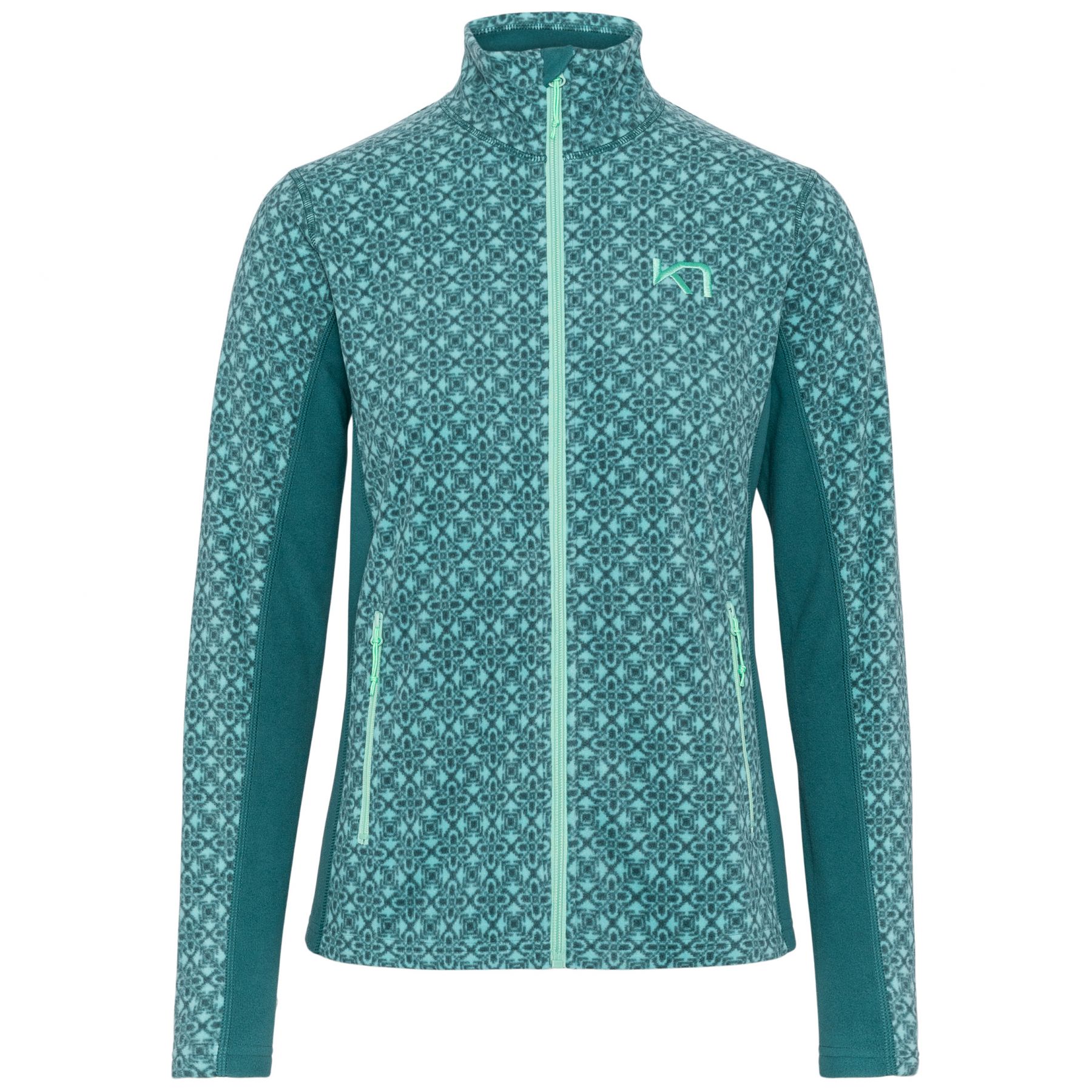 Kari Traa Olga Fleece, Fleecejacka, Dam, Grön