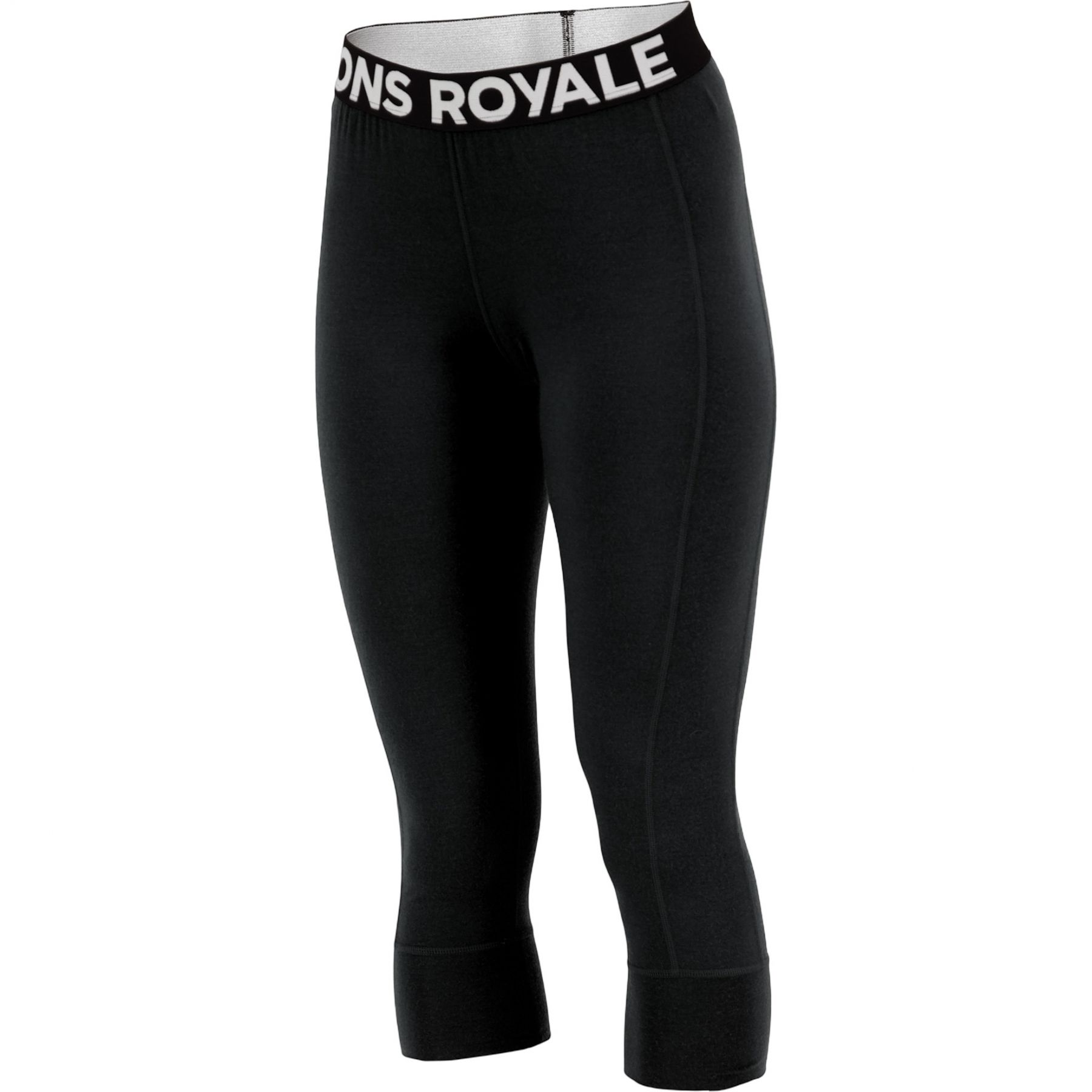 Mons Royale Cascade Merino Base Layer 3/4, Underställsbyxor, Dam, Svart