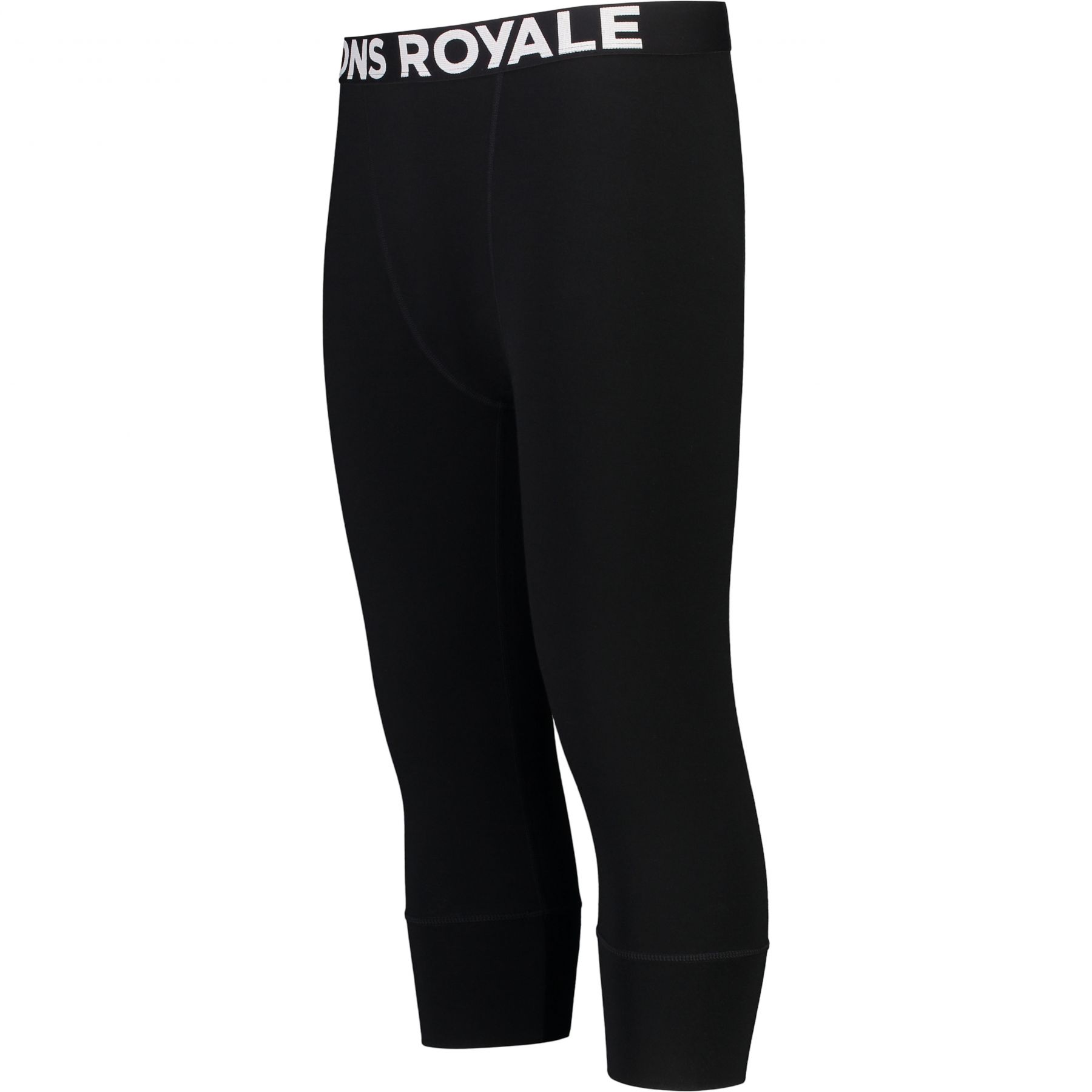 Mons Royale Cascade Merino Base Layer 3/4, Underställsbyxor, Herr, Svart