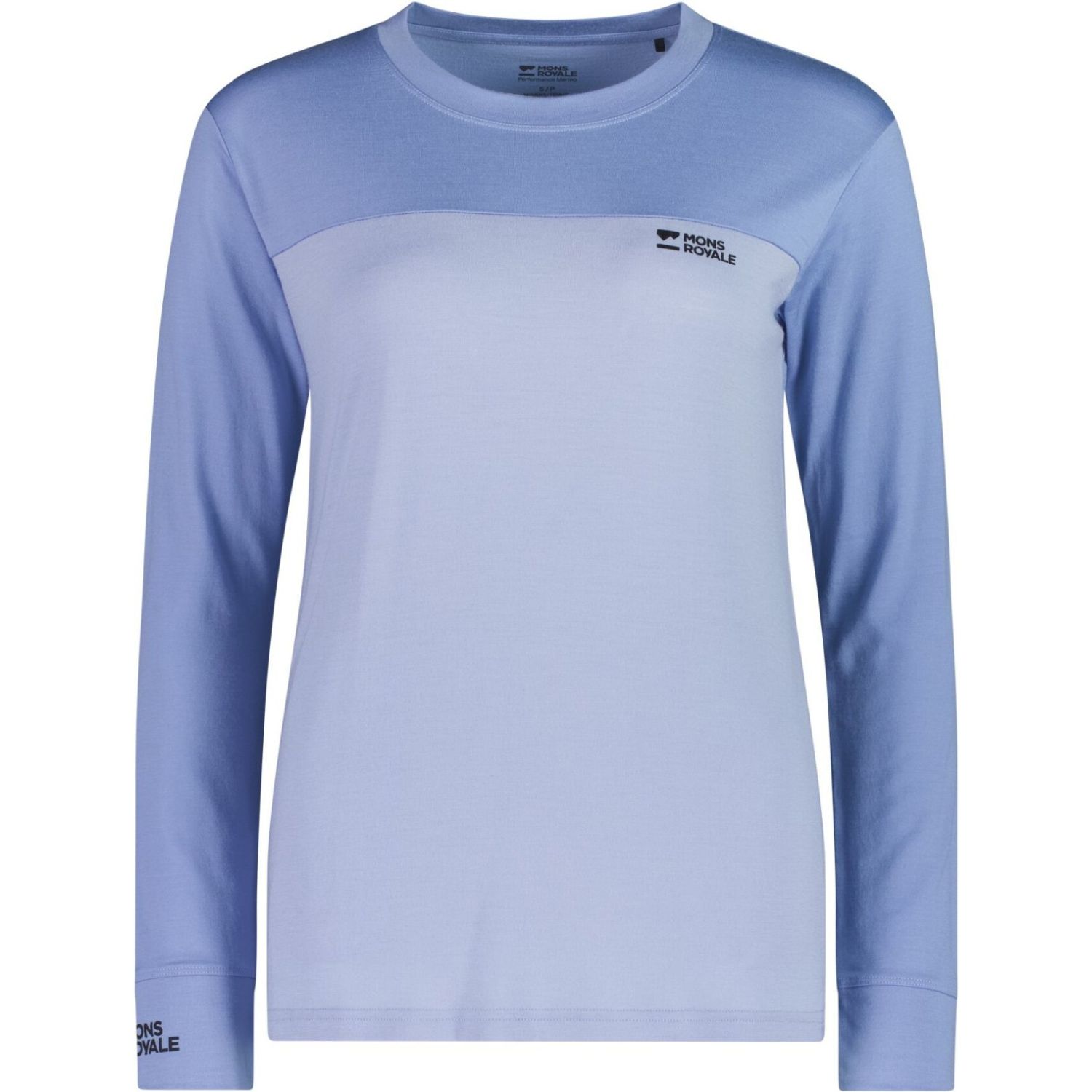Mons Royale Yotei Merino Long Sleeve, Underställströja, Dam, Blå