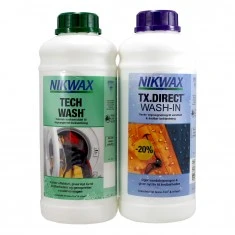 Nikwax Twin pack, Tech Wash + TX-Direct, 1 L