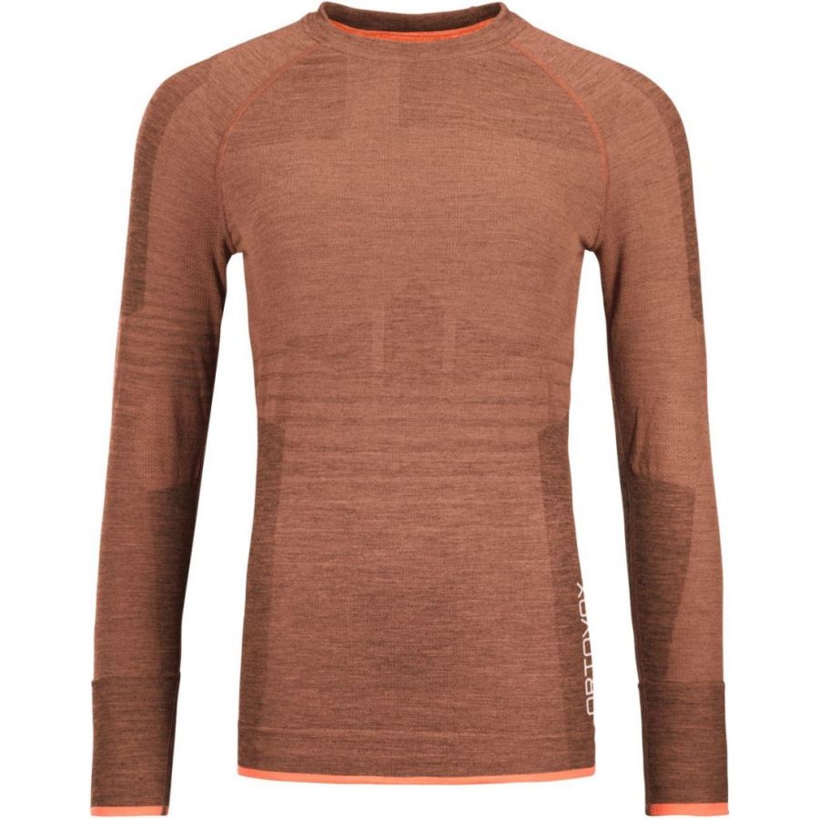 Ortovox 230 Competition Long Sleeve, Dam, Orange