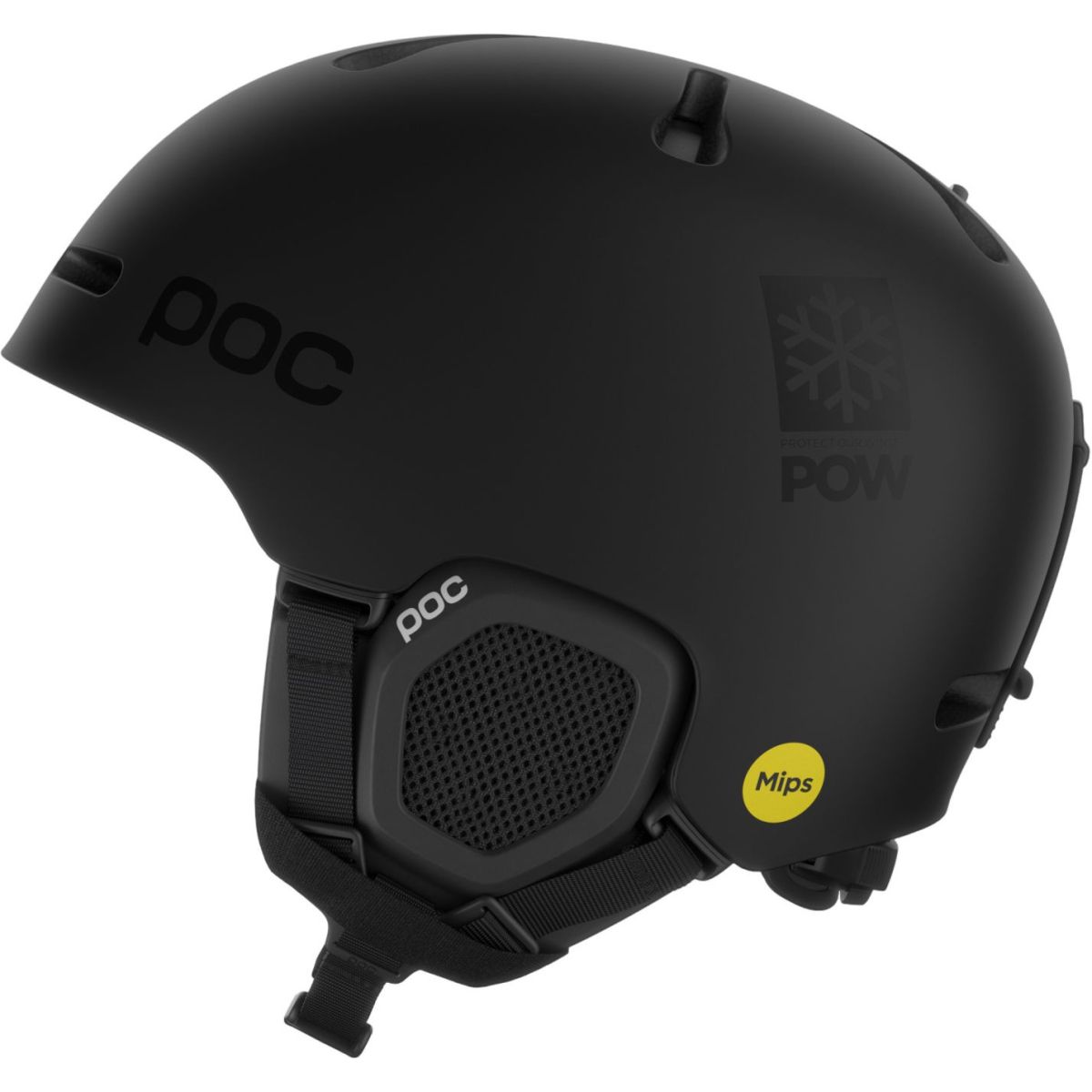 POC Fornix Mips POW JJ, Skidhjälm, Uranium Black