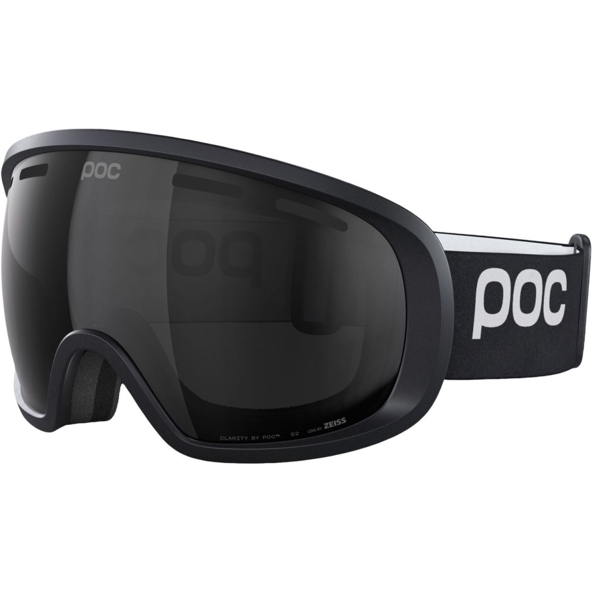 POC Fovea Clarity POW JJ, Skidglasögon, Uranium Black