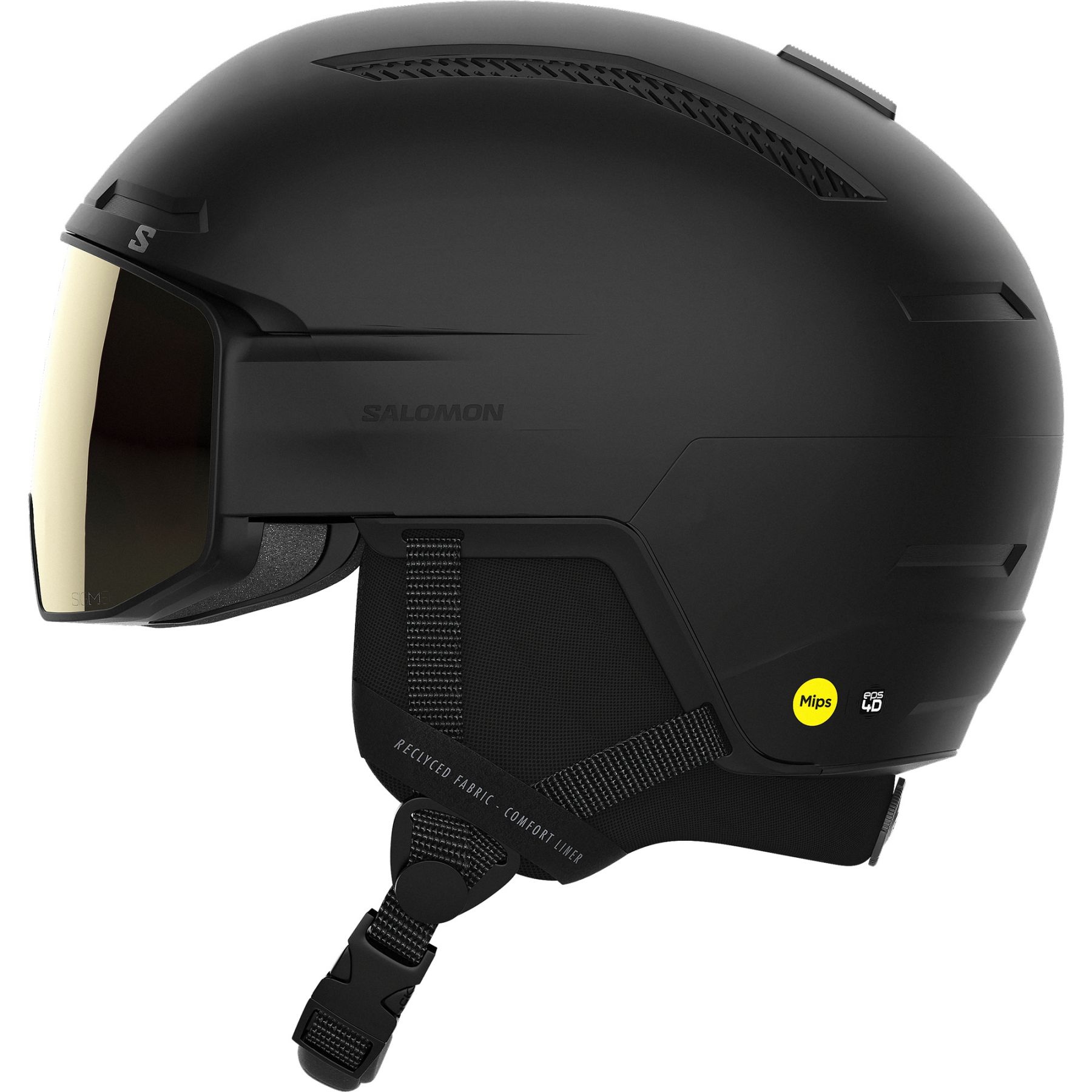 Salomon Driver Pro Sigma MIPS, Skidhjälm med Visir, Svart