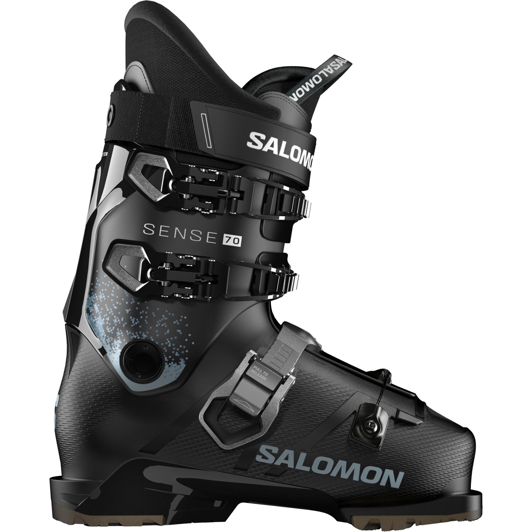 Salomon Sense 70 T GW, Skidpjäxor, Junior, Svart