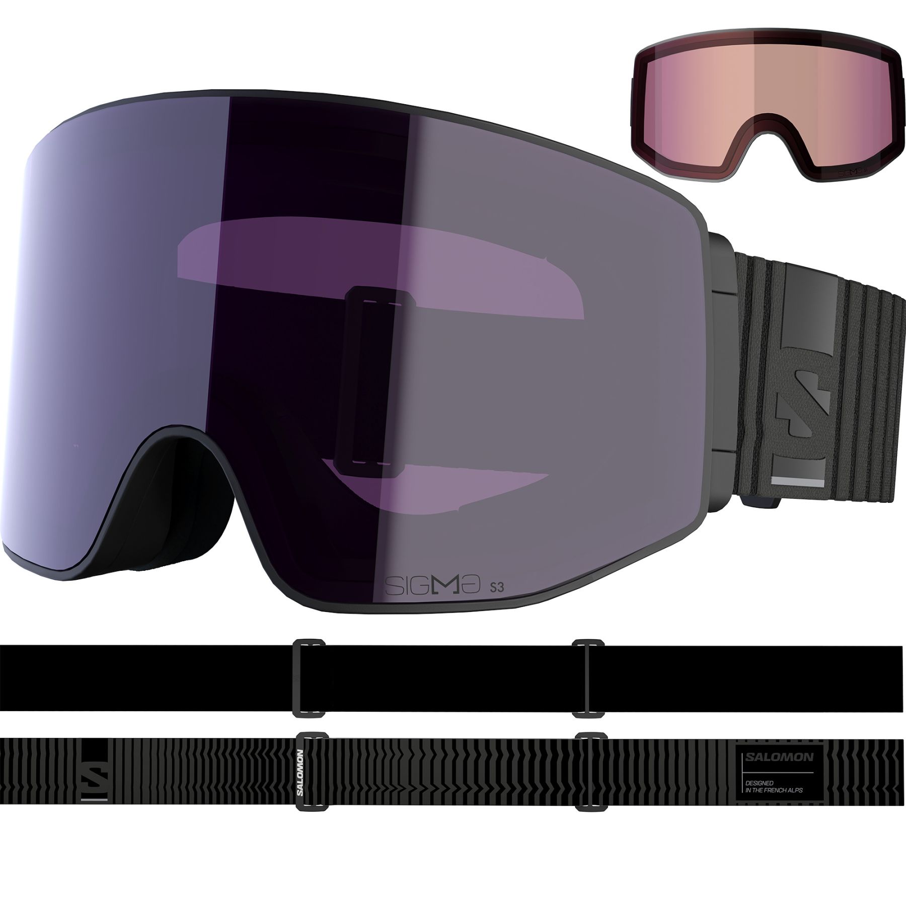 Salomon Sentry Prime Sigma, Skidglasögon, Svart