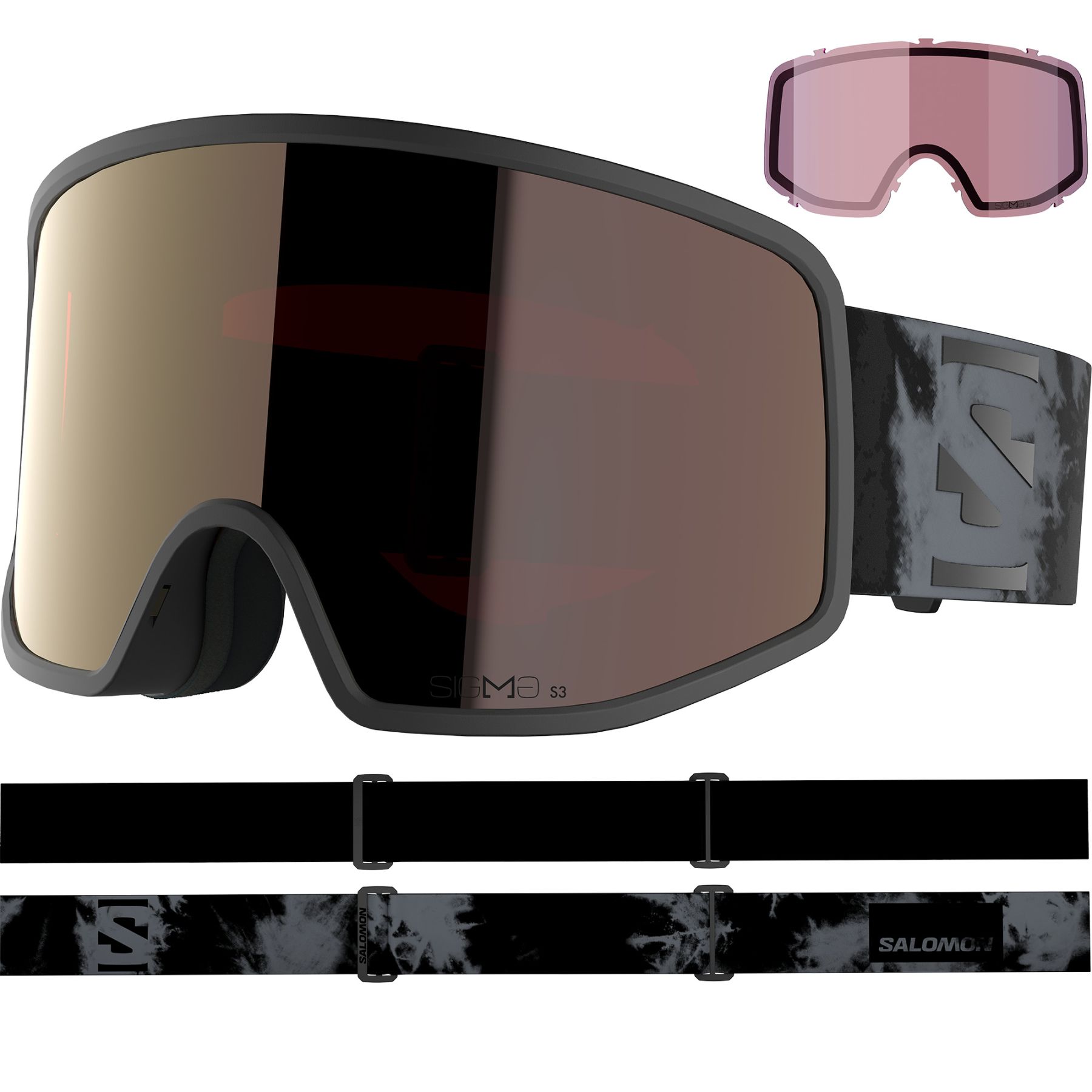 Salomon Sentry Pro Sigma, Skidglasögon, Svart