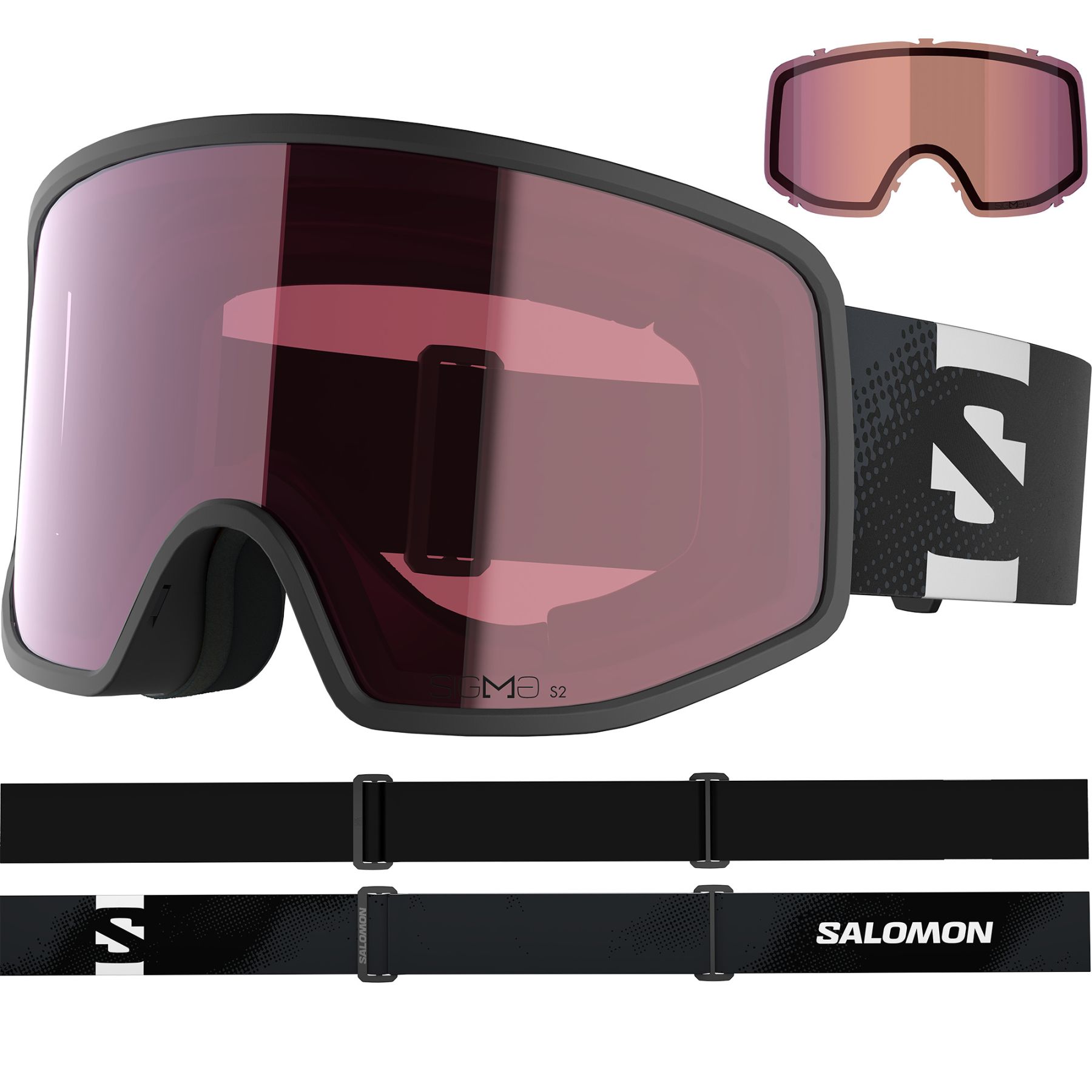 Salomon Sentry Pro Sigma, Skidglasögon, Svart