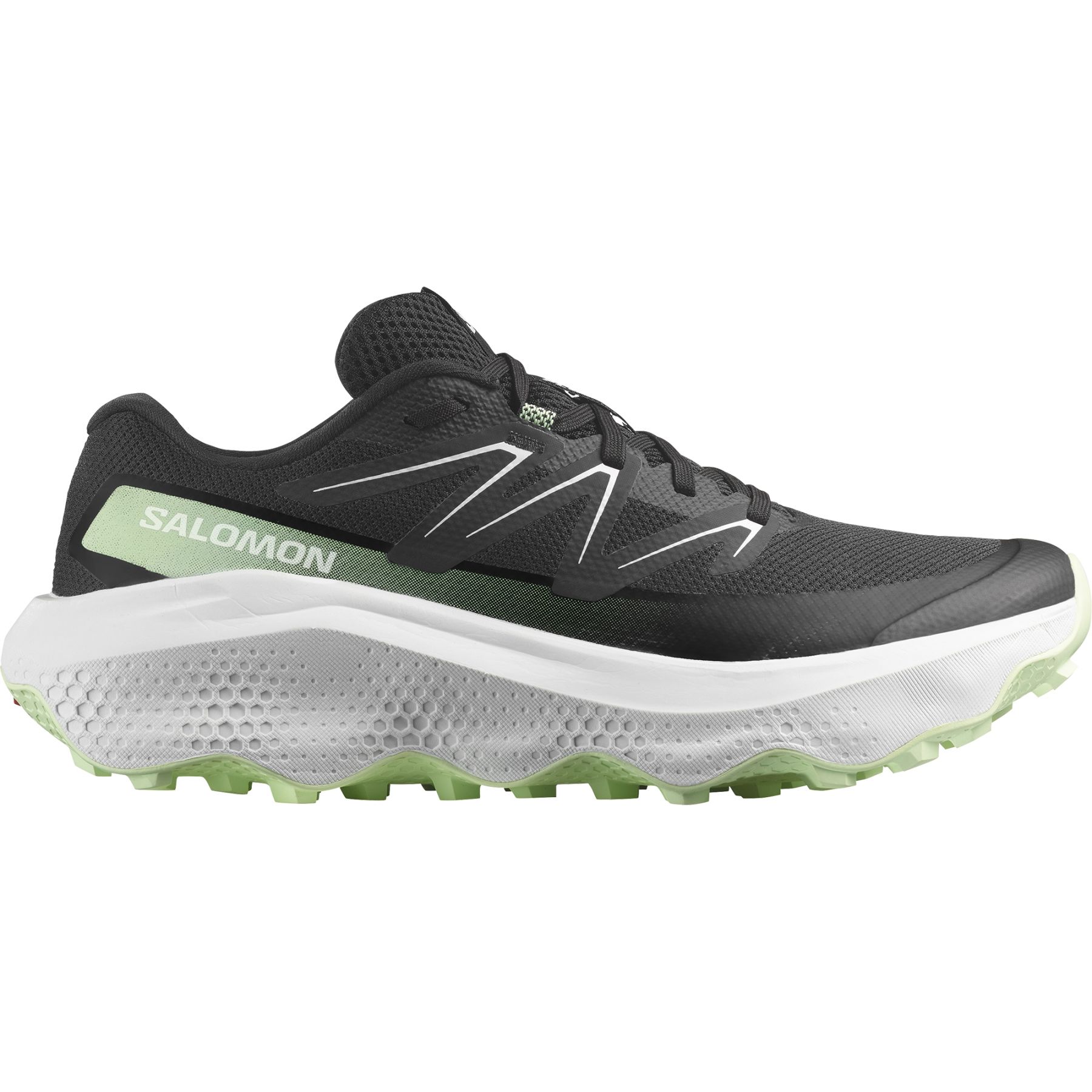 Salomon Ultra Flow 2, Trailsko, Herr, Svart/Ljusgrön