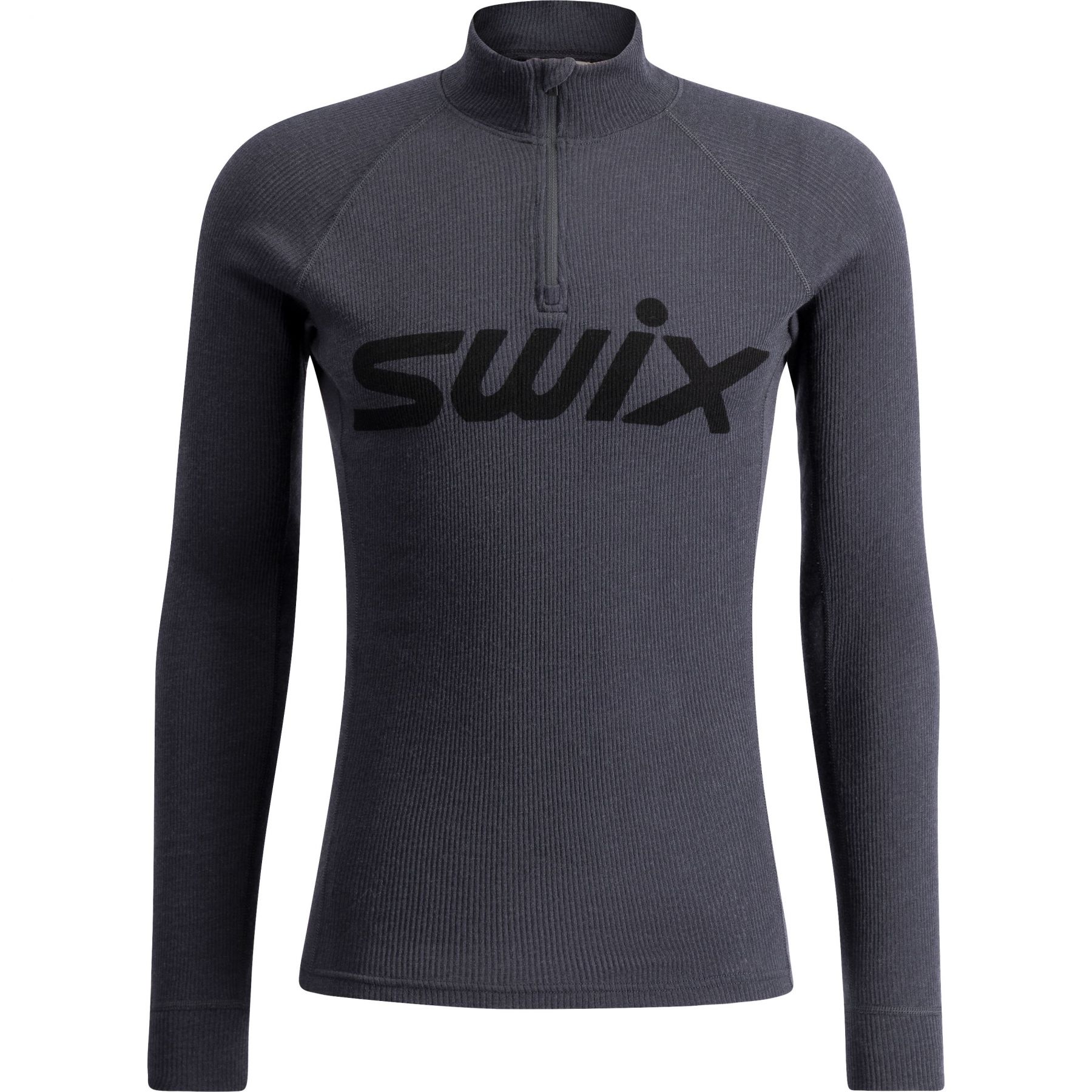 Swix RaceX Merino Half Zip, Herr, Mörkgrå