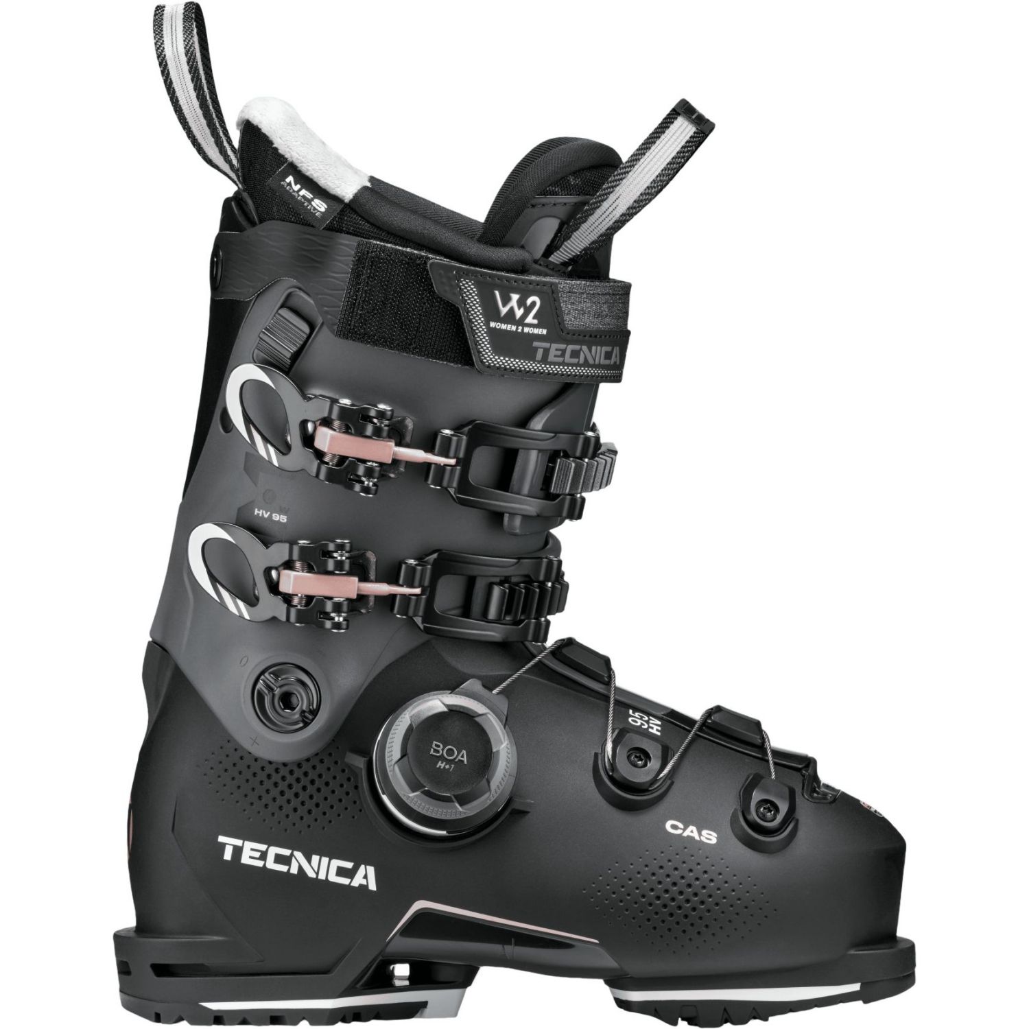 Tecnica Mach BOA HV 95 W GW, Pjäxor, Dam, Svart
