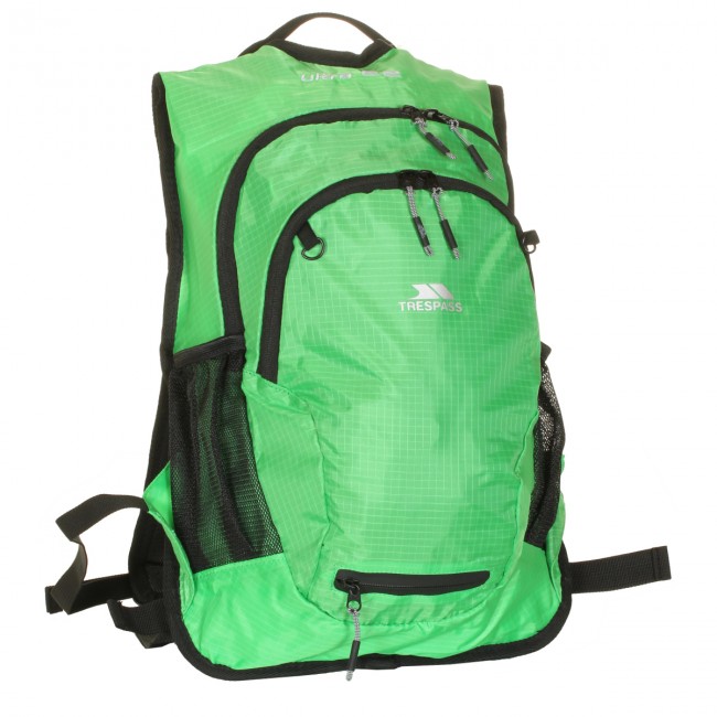 Trespass Ultra 22 ryggsäck, 22 L, grön SkidShop Trespass Ultra 22 Ryggsäck Mycket lätt 22 liter